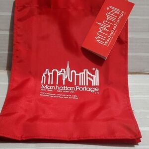 Manhattan Portage Nylon Red Tote Bag